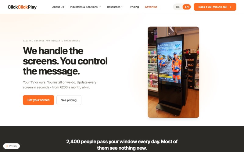 ClickClickPlay website