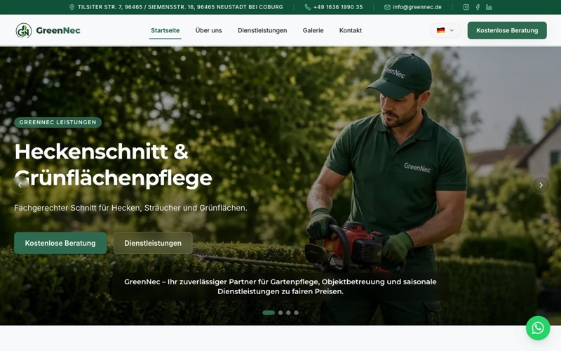 GreenNec website